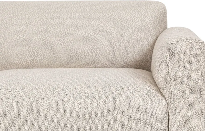 Canapé 2 places effet bouclette beige 200 cm Koti - Hem