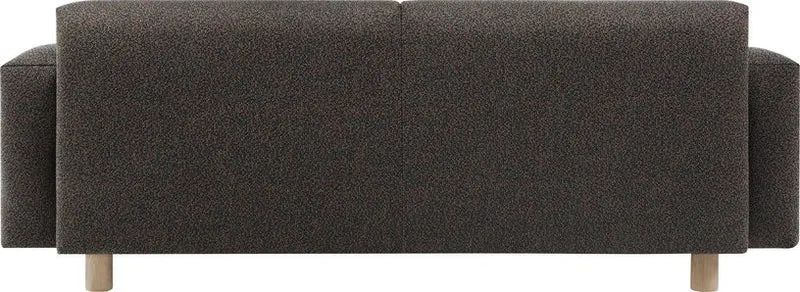 Canapé 2 places effet bouclette marron 200 cm Koti - Hem