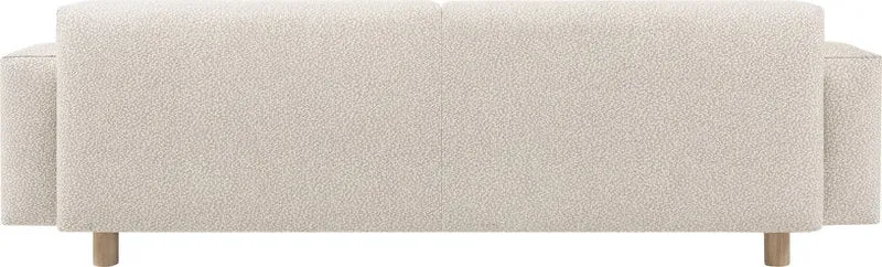 Canapé 3 places effet bouclette beige 240 cm Koti - Hem