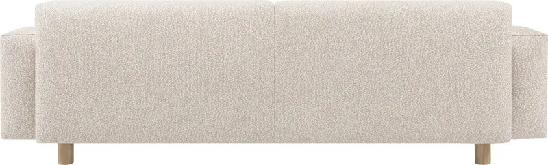 Canapé 3 places effet bouclette beige 240 cm Koti - Hem