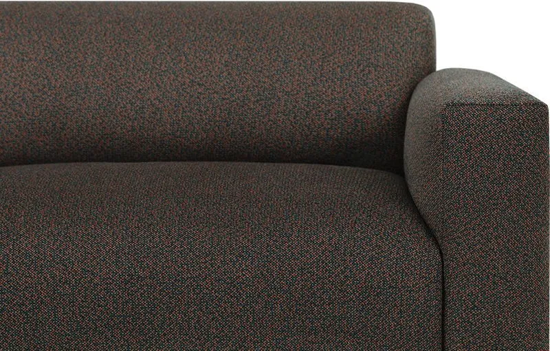 Canapé 3 places effet bouclette marron 240 cm Koti - Hem