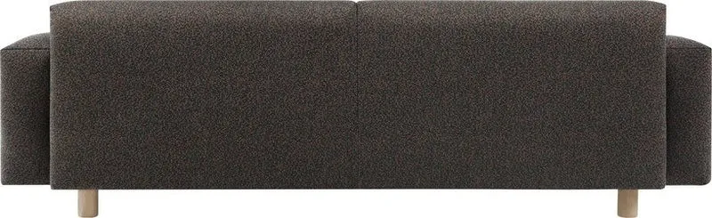 Canapé 3 places effet bouclette marron 240 cm Koti - Hem