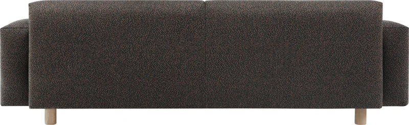 Canapé 3 places effet bouclette marron 240 cm Koti - Hem