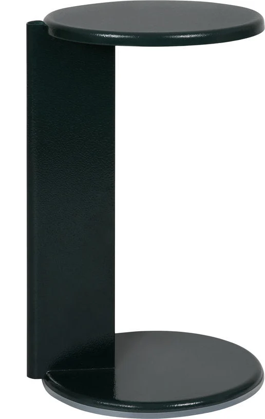 Table d'appoint en acier noir et vert 56 cm Lolly - Hem
