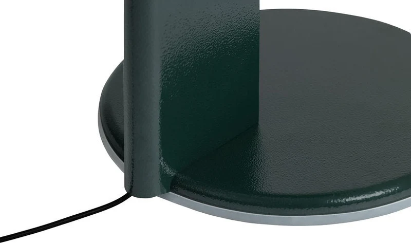 Table d'appoint en acier noir et vert 56 cm Lolly - Hem