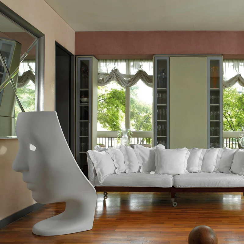 Fauteuil masque blanc 135 cm Nemo - Driade