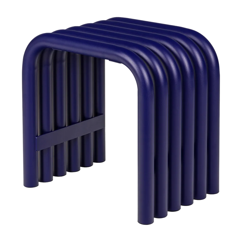 Tabouret en acier myrtille douce Nokk - noo.ma