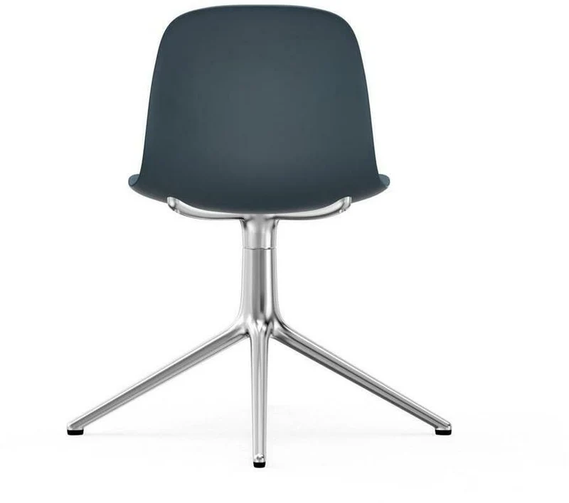 Chaise de bureau en polypropylène bleue Swivel 4L bleu - Normann Copenhagen