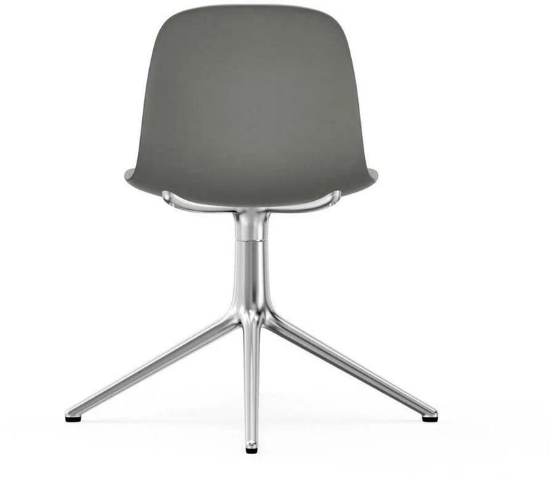 Chaise de bureau en polypropylène grise Swivel 4L Grey - Normann Copenhagen