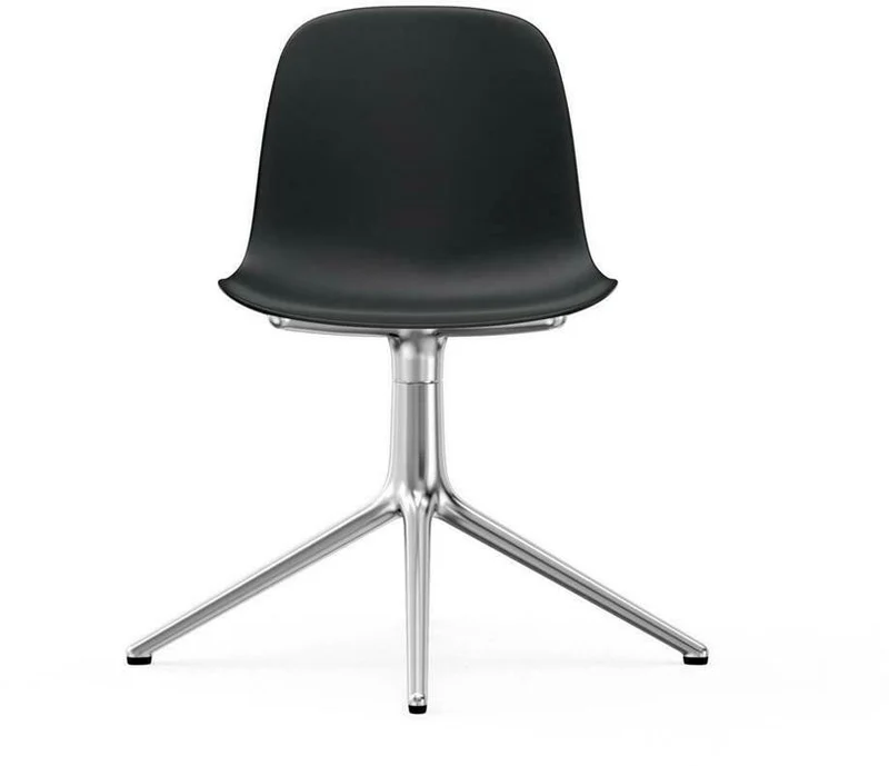 Chaise de bureau en polypropylène noire Swivel 4L noir - Normann Copenhagen