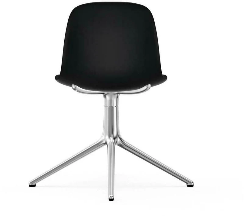 Chaise de bureau en polypropylène noire Swivel 4L noir - Normann Copenhagen