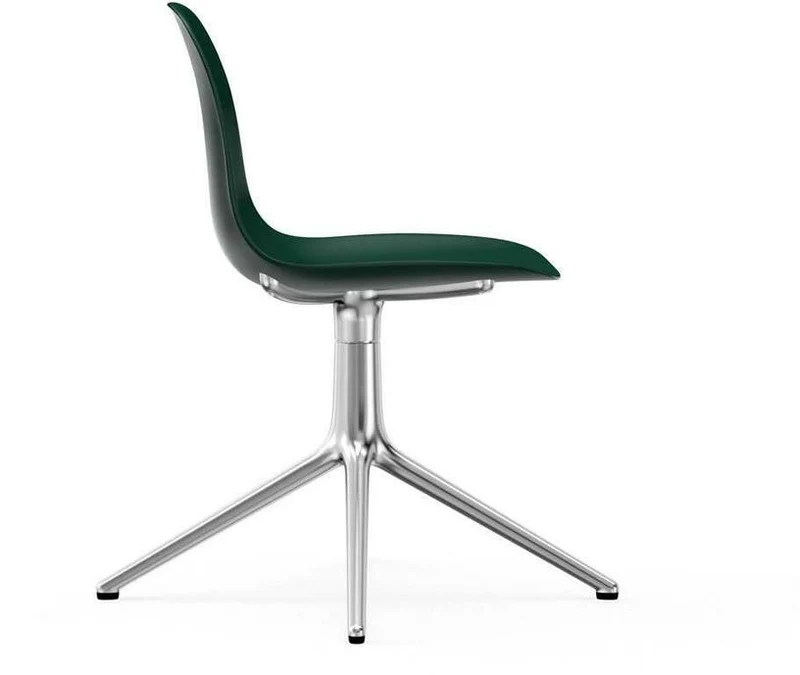 Chaise de bureau en polypropylène verte Swivel 4L vert - Normann Copenhagen