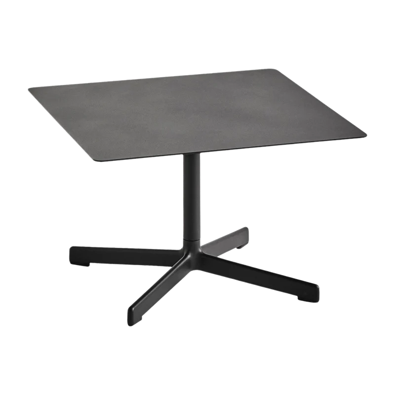Table basse carrée en acier anthracite 60 x 40 cm Neu - Hay