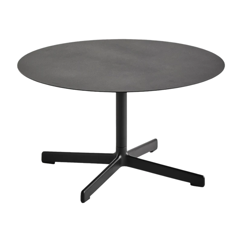 Table basse ronde en acier anthracite 70 x 40 cm Neu - Hay