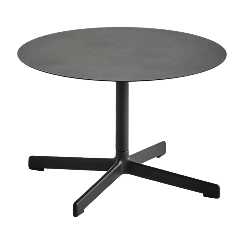 Table basse ronde en acier anthracite 60 x 40 cm Neu - Hay