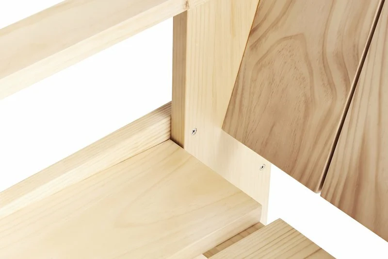Chaise d'extérieur en pin naturel Crate - Hay
