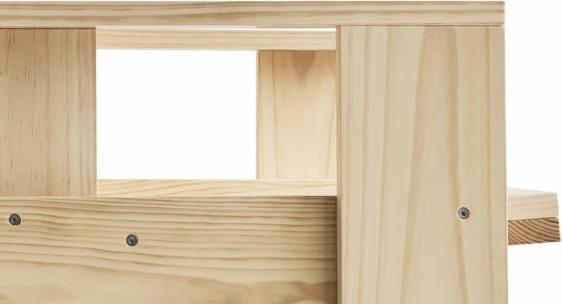 Chaise d'extérieur en pin naturel Crate - Hay