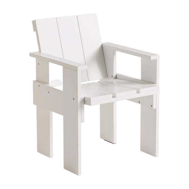 Chaise d'extérieur en pin blanche Crate - Hay