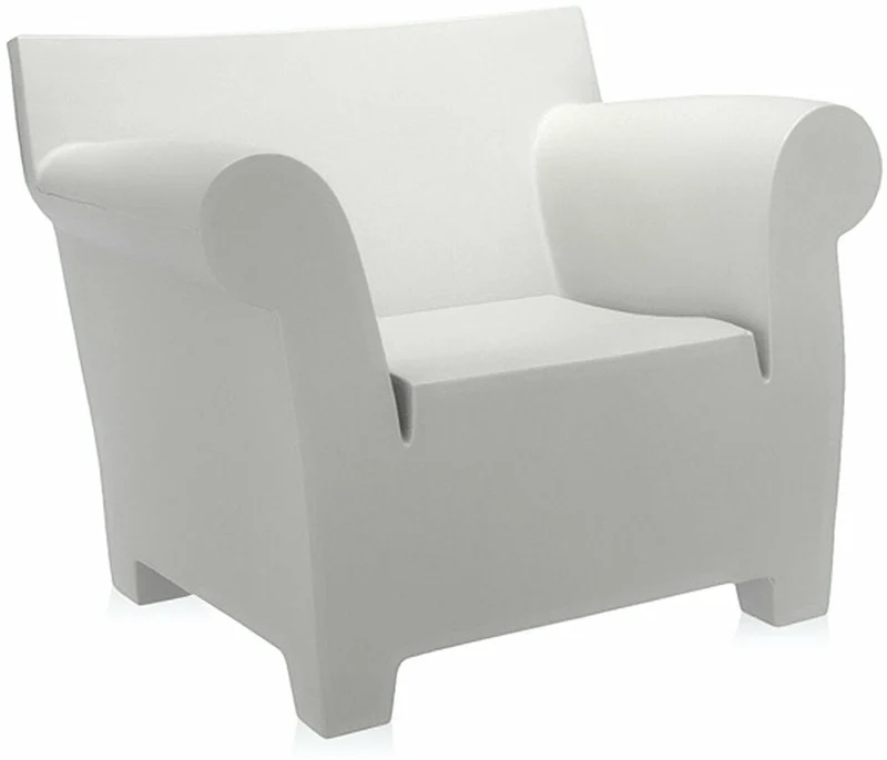 Fauteuil de jardin blanc 102 cm Bubble Club - Kartell