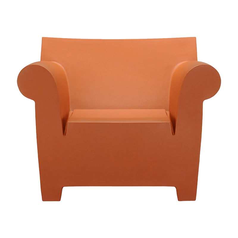 Fauteuil de jardin terracotta 102 cm Bubble Club- Kartell