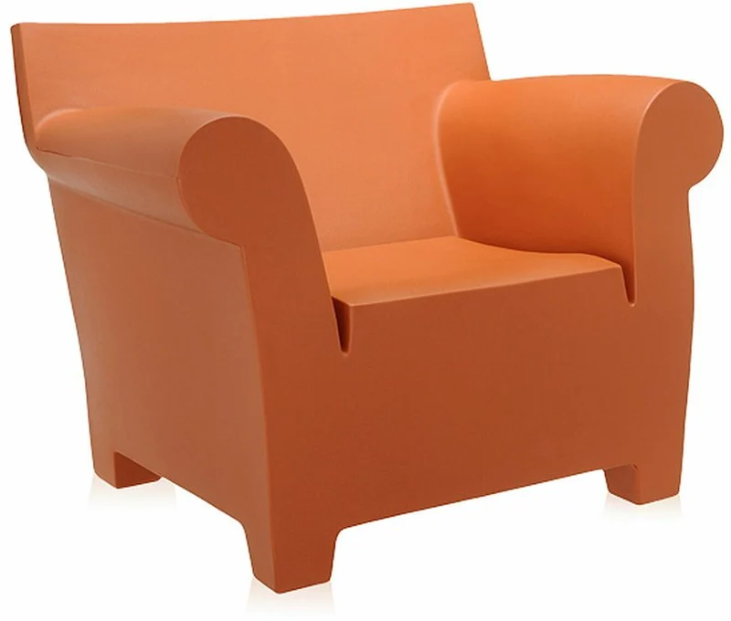 Fauteuil de jardin terracotta 102 cm Bubble Club- Kartell
