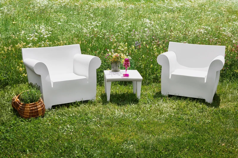Fauteuil de jardin terracotta 102 cm Bubble Club- Kartell