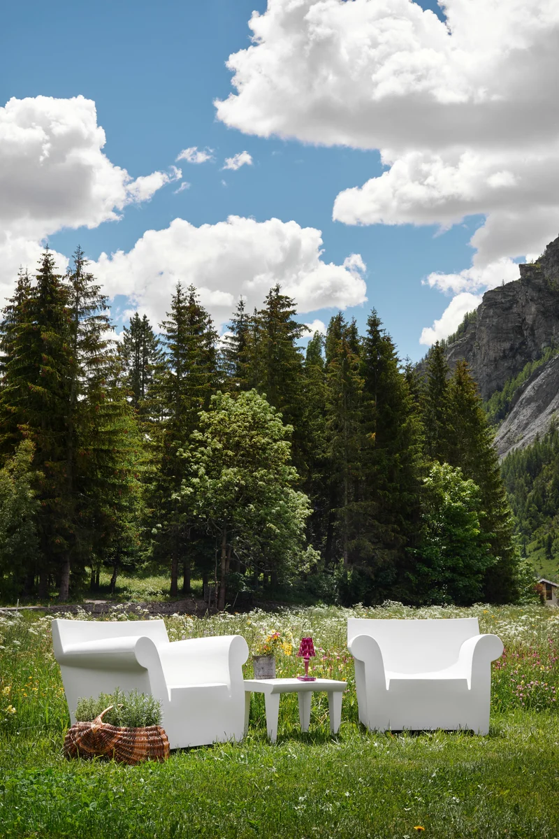 Fauteuil de jardin terracotta 102 cm Bubble Club- Kartell