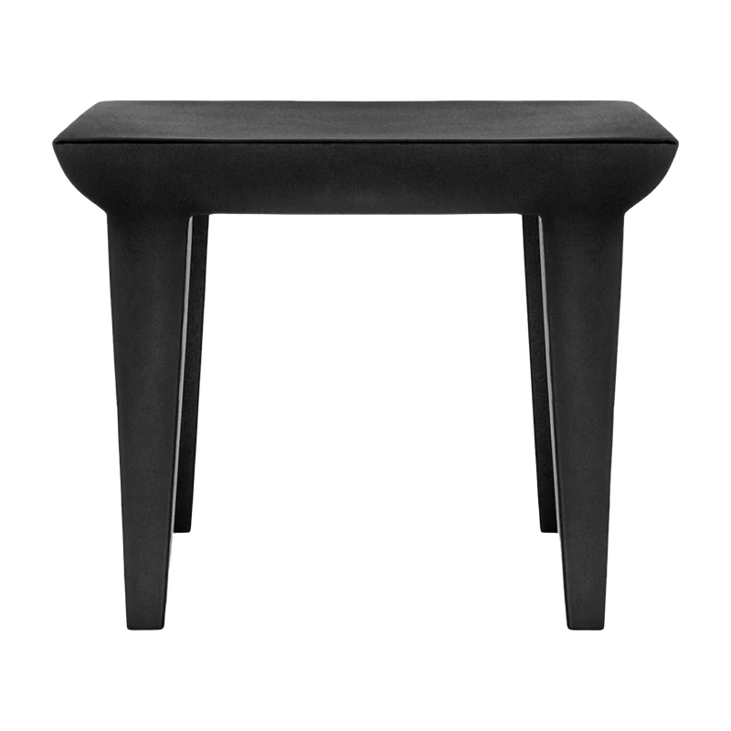 Table basse de jardin carrée noire Bubble Club - Kartell