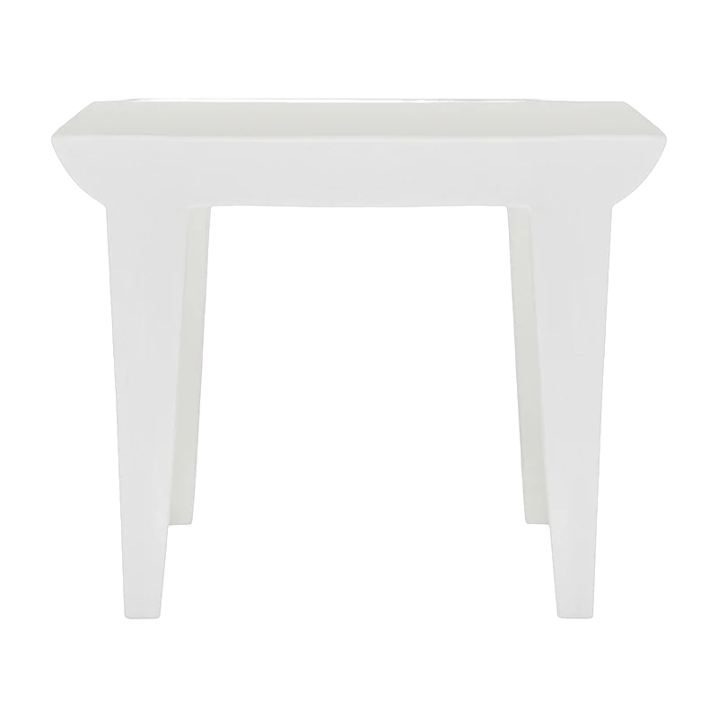Table basse de jardin carrée blanche Bubble Club - Kartell