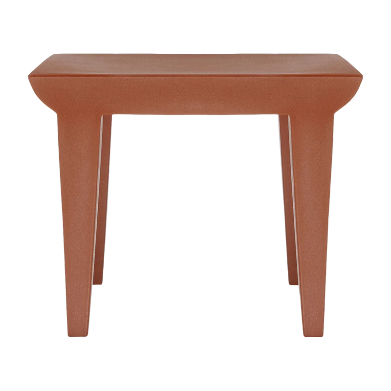 Table basse de jardin carrée terracotta Bubble Club - Kartell