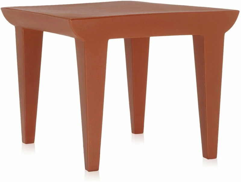 Table basse de jardin carrée terracotta Bubble Club - Kartell