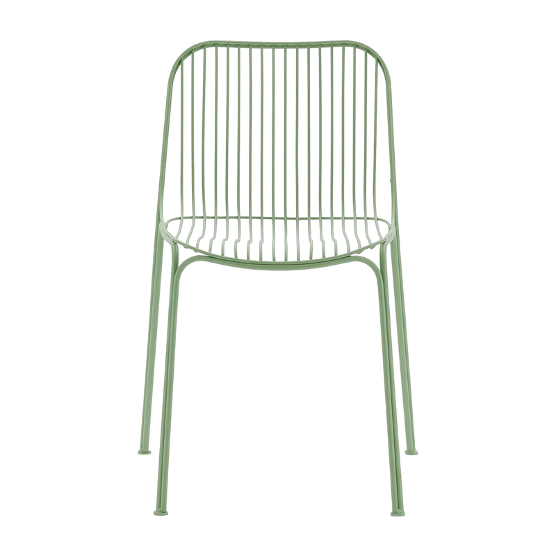 Chaise de jardin en acier vert Hiray - Kartell
