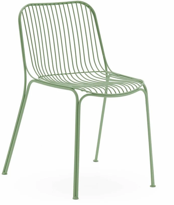 Chaise de jardin en acier vert Hiray - Kartell