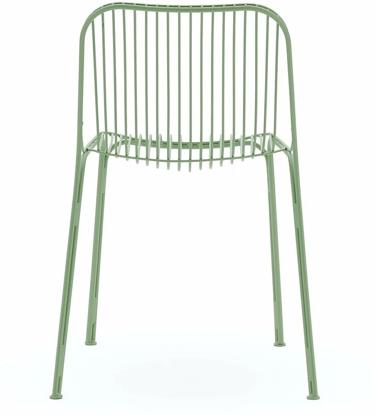 Chaise de jardin en acier vert Hiray - Kartell