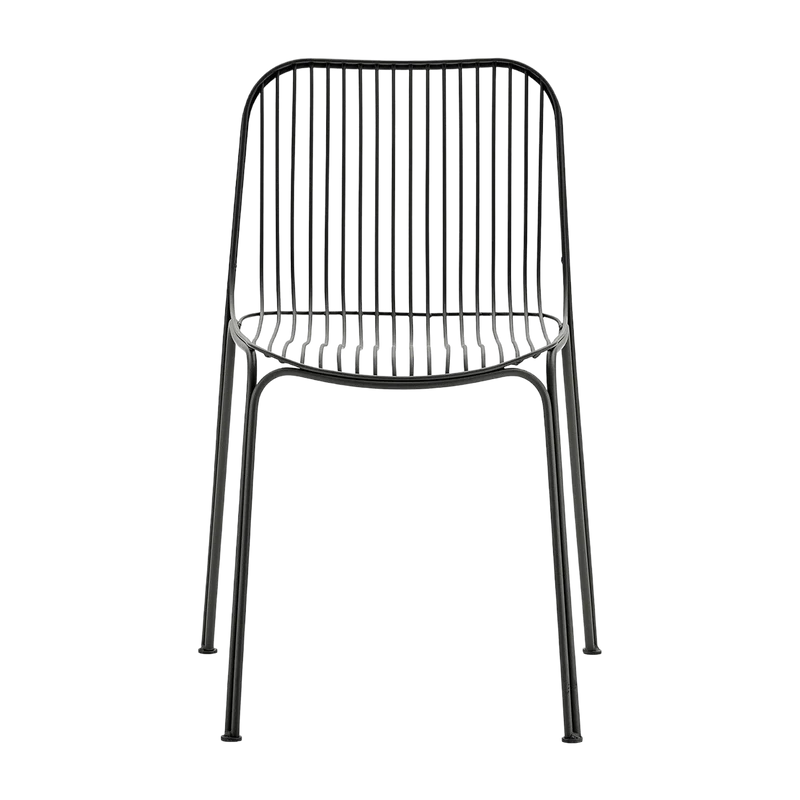 Chaise de jardin en acier noir Hiray - Kartell