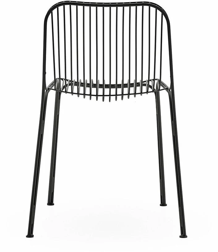 Chaise de jardin en acier noir Hiray - Kartell