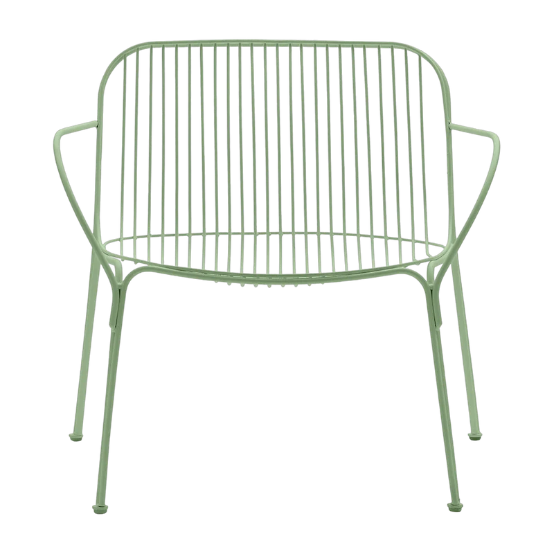 Fauteuil de jardin en acier vert Hiray - Kartell