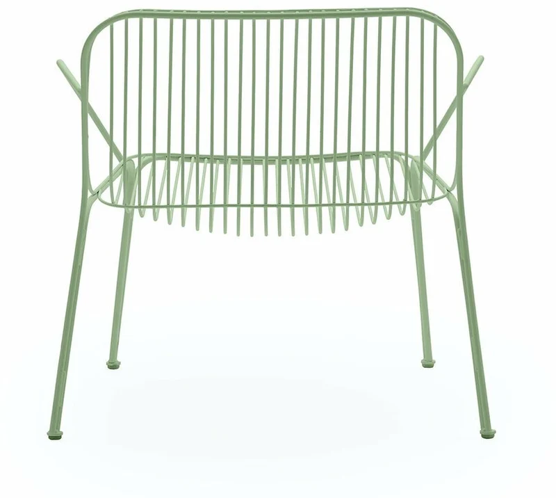 Fauteuil de jardin en acier vert Hiray - Kartell