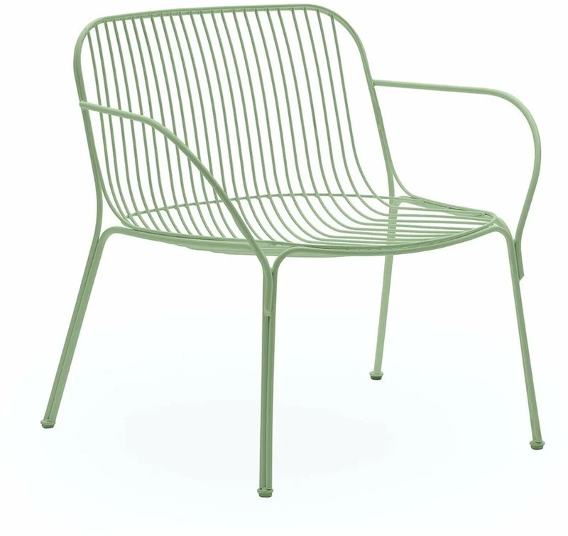Fauteuil de jardin en acier vert Hiray - Kartell