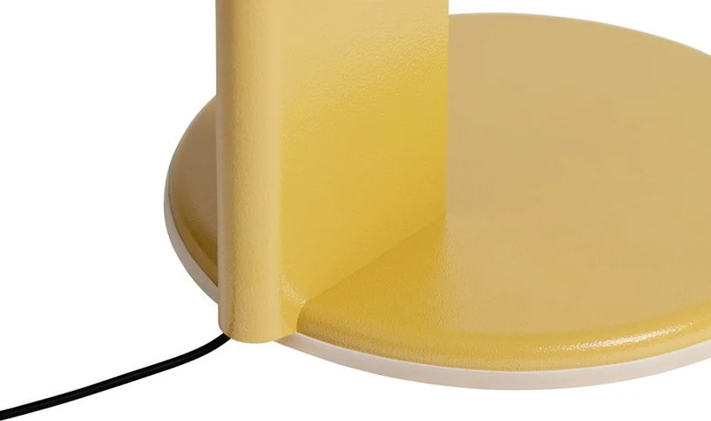 Table d'appoint en acier jaune ocre 56 cm Lolly - Hem