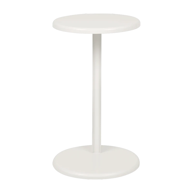 Table d'appoint en acier blanc 56 cm Lolly - Hem