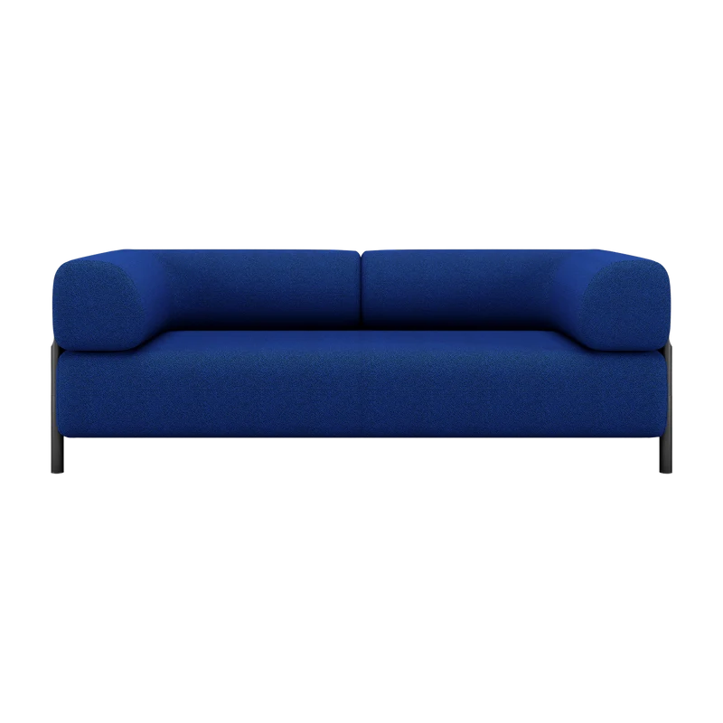 Canapé 2 places en laine bleu 195 cm Palo - Hem