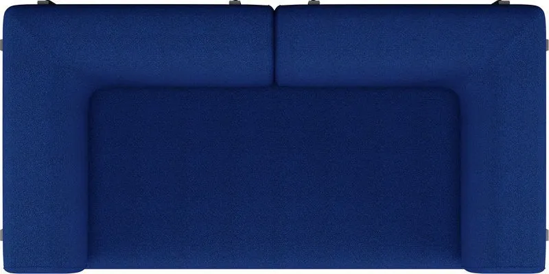 Canapé 2 places en laine bleu 195 cm Palo - Hem