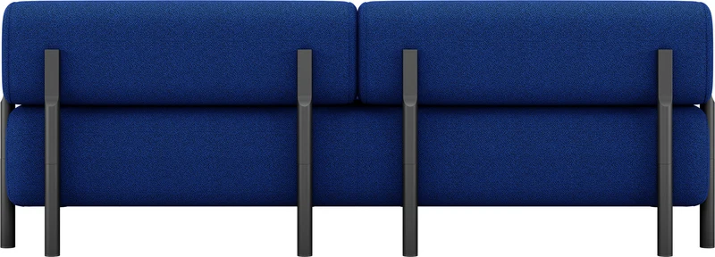 Canapé 2 places en laine bleu 195 cm Palo - Hem