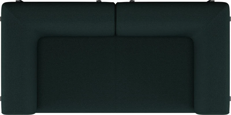 Canapé 2 places en laine vert 195 cm Palo - Hem