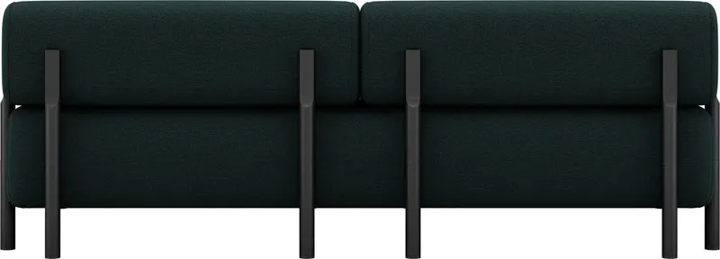 Canapé 2 places en laine vert 195 cm Palo - Hem