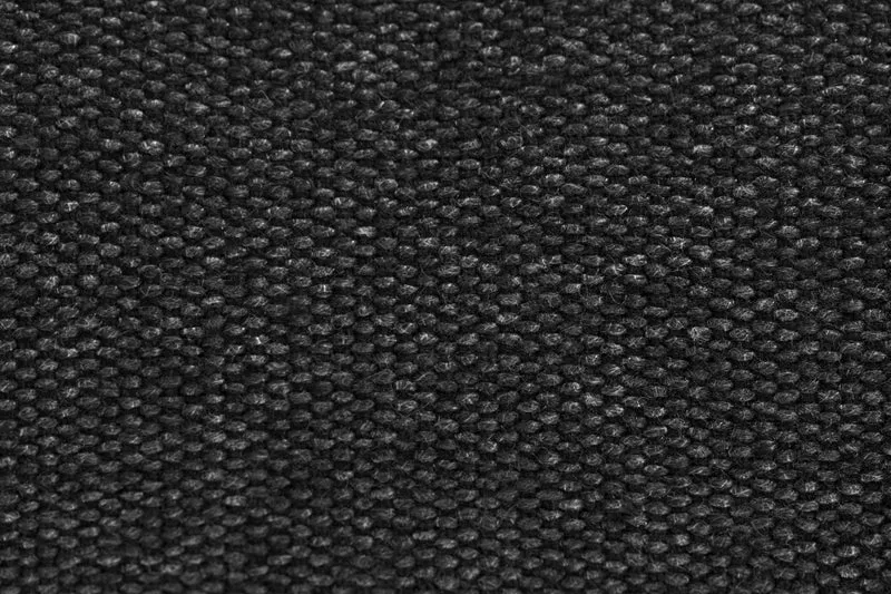 Fauteuil lounge en coton anthracite et acier crème Puffy - Hem