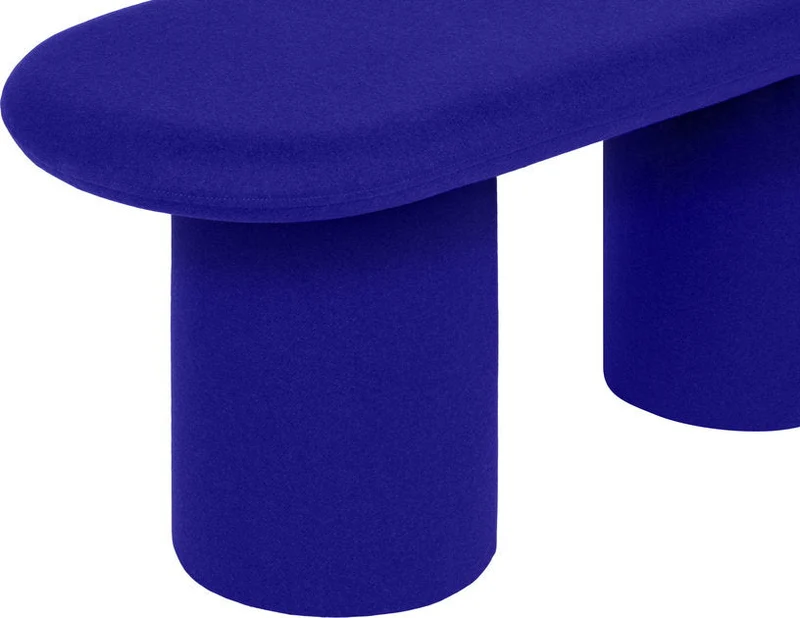 Banc avec laine myrtille douce Rull - noo.ma