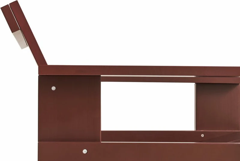 Chaise longue d'extérieur en pin Iron red Crate - Hay