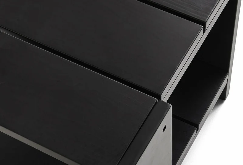 Table basse d'extérieur en pin noire Crate - Hay